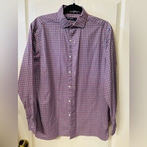 Daniel Cremieux Red and Blue Plaid Button Down Shirt